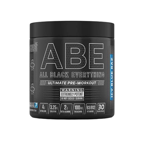 Applied Nutrition A.B.E. Pre-Workout Booster Trainingsbooster Bodybuilding 315g (Blue Raspberry - Brommbeer)