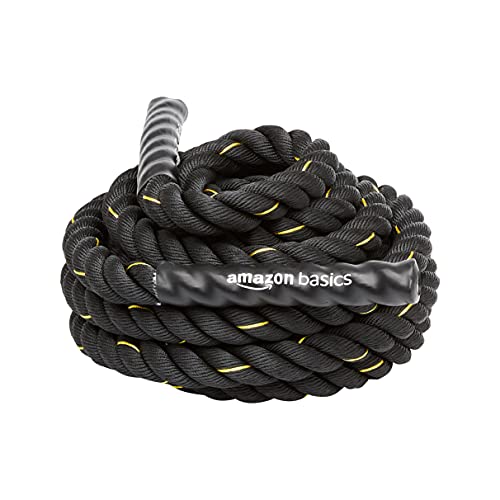 Amazon Basics - Trainingsseil Battle Rope, 9m x 3,8cm