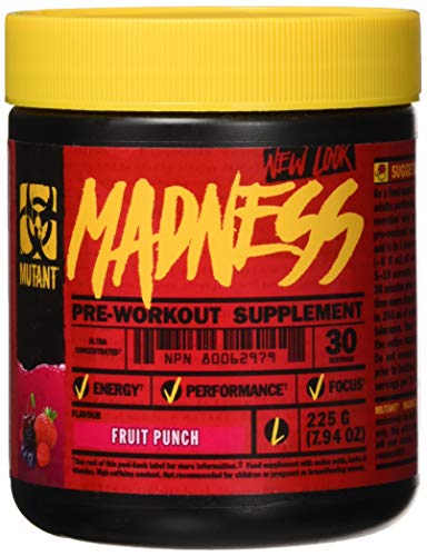 Mutant - Madness Pre-Workout Booster Trainingsbooster (30serv. - 225g) - Fruit Punch